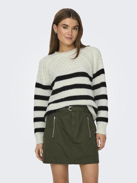 Produktbild Only ONLBILLIE LIFE LS STRIPE O-NECK EX KNT Strickpullover (S)