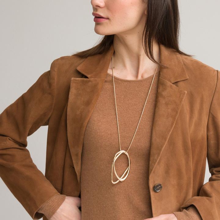 Immagine prodotto Anne Weyburn Cappotto in pelle di capra con bottoni (42)