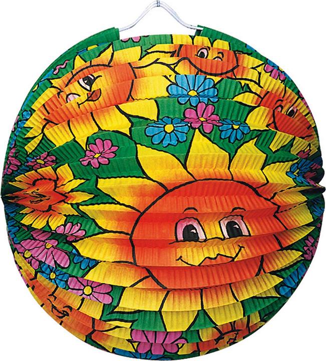Produktbild Hauser Lampion Sommerblumen rund ø 25 cm, schwer entflammbar