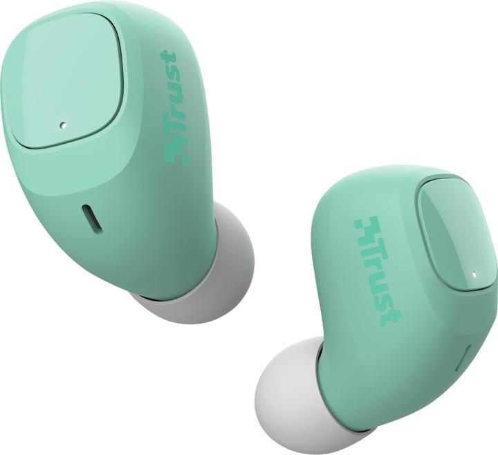 Produktbild Trust Nika Compact Blueth Earphones Mint (ANC, 8 h, Kabellos)