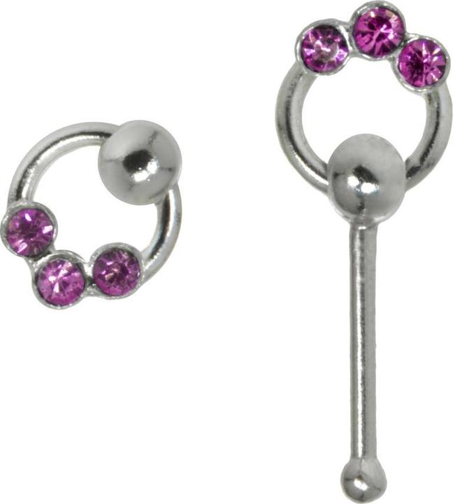 Immagine prodotto Bijouteria Piercing per naso (Vetro (di orologio), Argento 925)