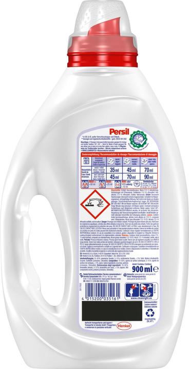Immagine prodotto Persil Flüssigwaschmittel Kraft-Gel Color 20 WG, 0.9 l (20 Cicli di lavaggio, Detergente liquido)