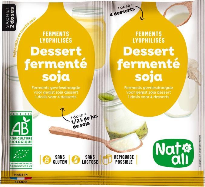 Natali Ferment pour dessert au soja