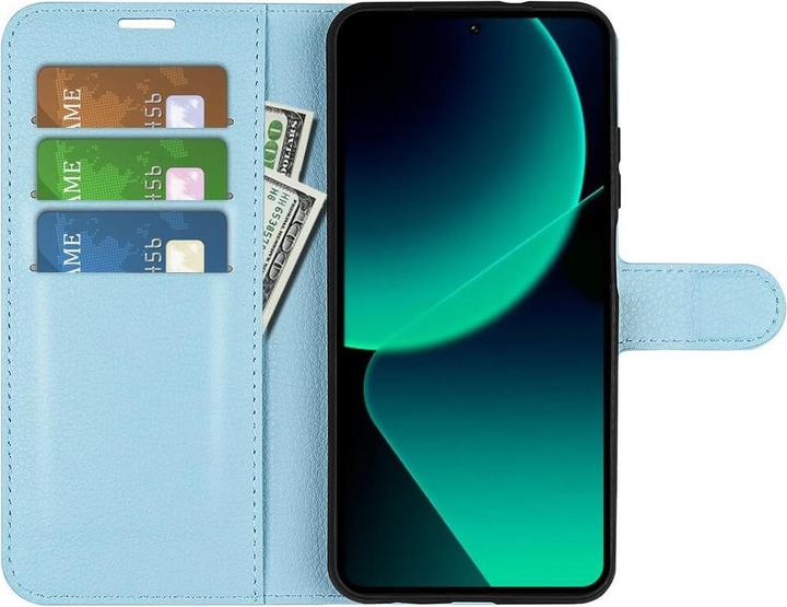 Produktbild Cover-Discount Xiaomi 13T / 13T Pro - Leder Etui Hülle hellblau (Xiaomi 13T)