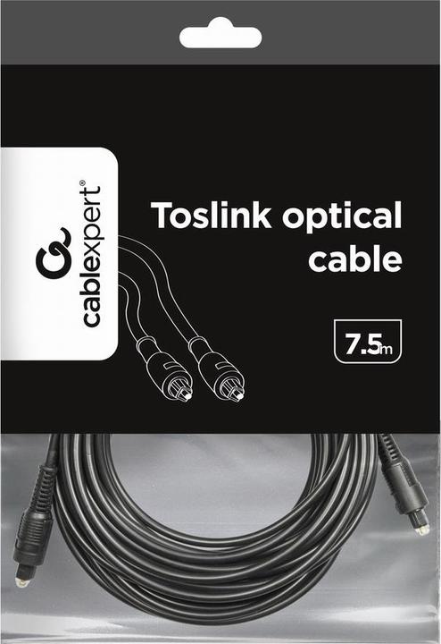 Actual product image Gembird Digital audio cable (optical) (7.50 m, Optical)