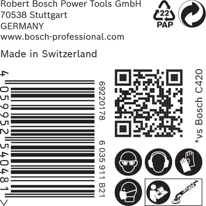 Image du produit Bosch Professional Zubehör Filet abrasif Expert M480 pour ponceuse pour cloisons sèches, 225 mm, G 150, 25 pces. (150)
