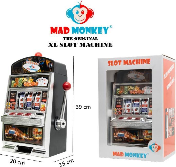 Image du produit Mad Monkey Machine à sous (20 x 38 cm)
