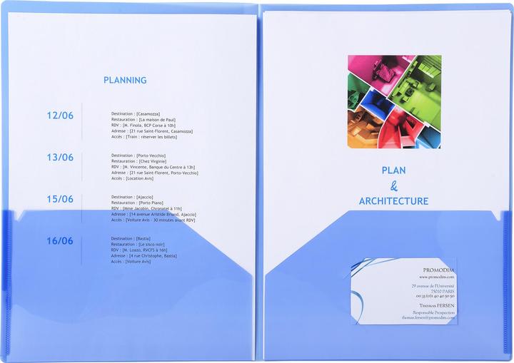 Actual product image Exacompta Presentation folder (A3, 10 x)