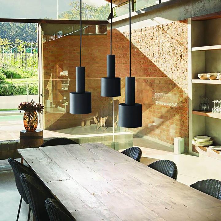 Produktbild Ideal lux HOLLY Pendelleuchte E27 ⌀120mm dimmbar Schwarz 231563 (E27)