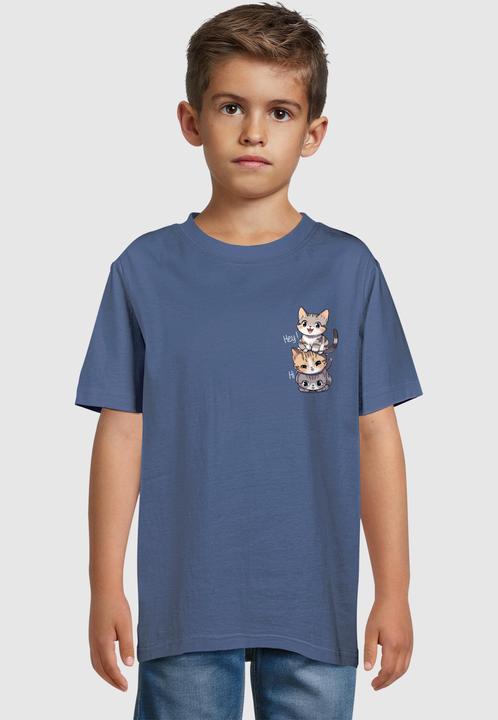 Actual product image Merchcode Kids Hi Cats - Basic T-Shirt - 184959 (110)
