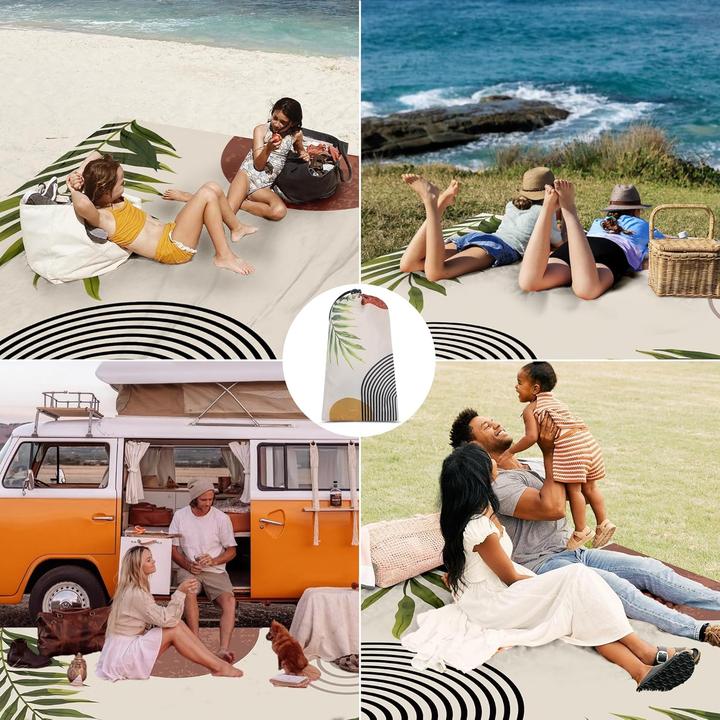 Actual product image Jopee Stranddecke 200x220cm mit Heringen