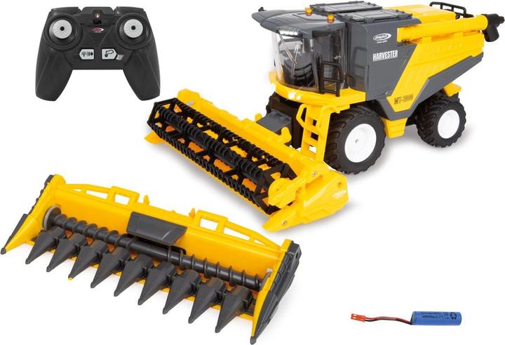 Actual product image Jamara MT-1000 combine harvester 1:24 2.4GHz wheat and maize with smoke and play grain
