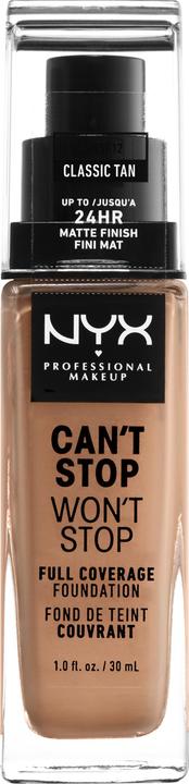 NYX Professional Make-Up Can't Stop Won't Stop (12 Classic Tan)