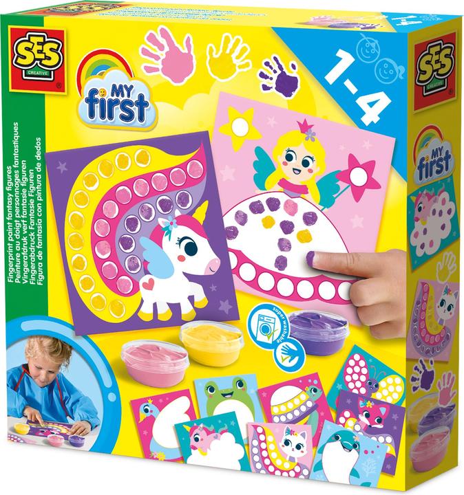 Actual product image Ses My first - Fingerprint paint fantasy figures