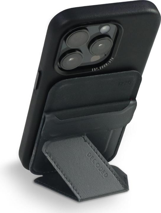 Actual product image Decoded Silicone MagSafe Card Stand Sleeve Graphene (Apple iPhone X)