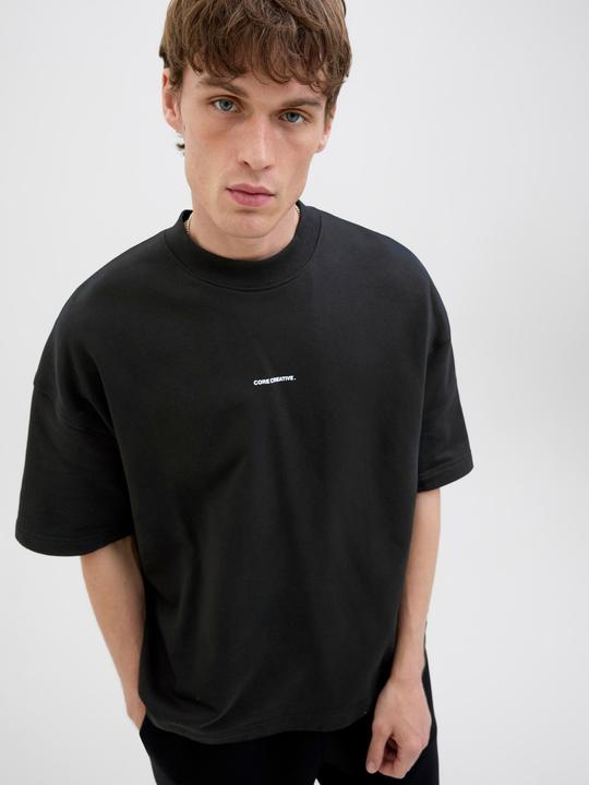 Actual product image Jack & Jones Jcoinfinity Print Back Sweat Ss (L)