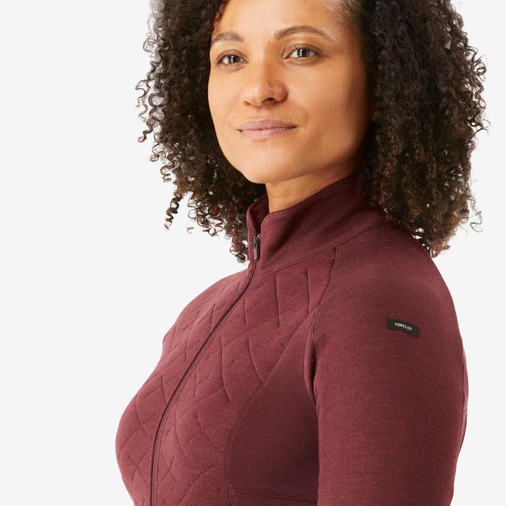 Actual product image Forclaz Women's long-sleeved merino trekking shirt - MT900 (S)