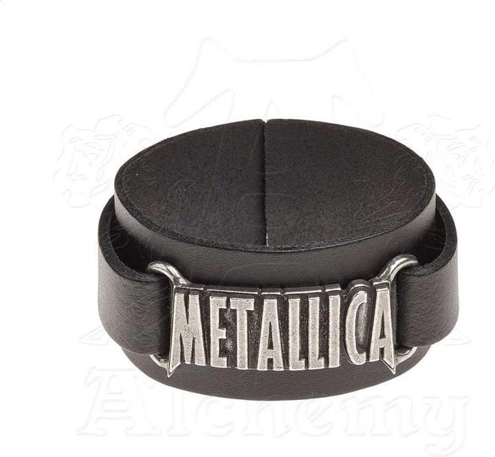 Produktbild Metallica Logo Lederarmband Erwachsene (100% synthetisches Material)