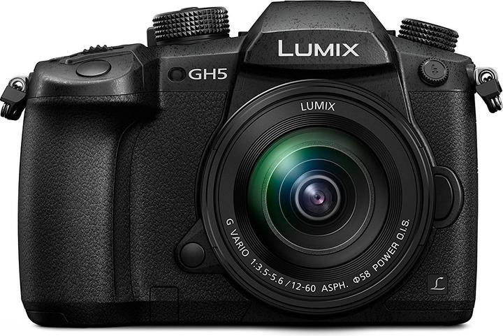 Lumix DC-GH5 (12 - 60 mm, 20.30 Mpx, Micro Four Thirds)