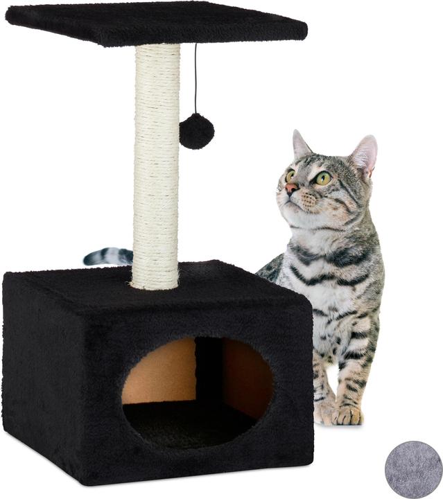 Immagine prodotto Relaxdays Albero tiragraffi per gatti (56 cm, Grigio)