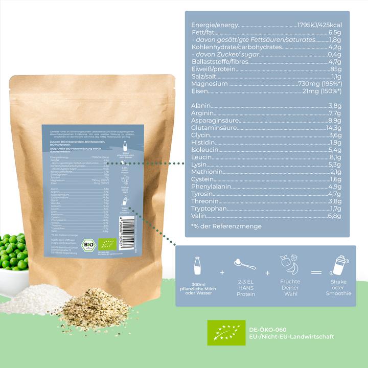 Produktbild Hans Brainfood Ultra Protein (Neutral, 1 Stk., 1000 g)