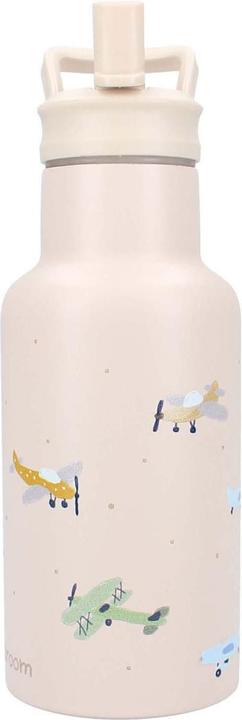 Kidzroom Trinkflasche Sweet Sips Flugzeuge, 350ml (0.35 l)