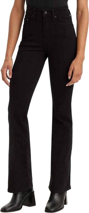 Actual product image Levis Womens/Ladies 725 Night Is Black High Rise Bootcut Jeans (30)