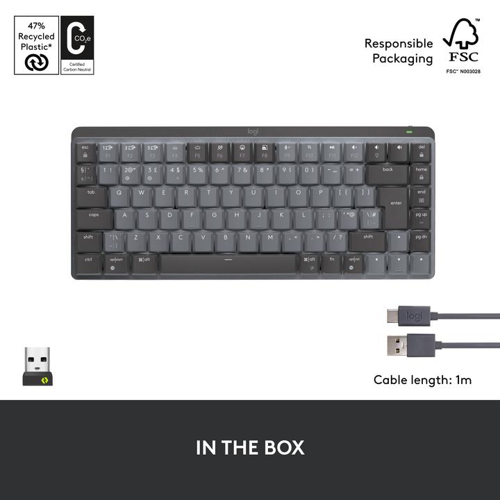 Image du produit Logitech MX Mechanical Mini (CH, Sans fil)