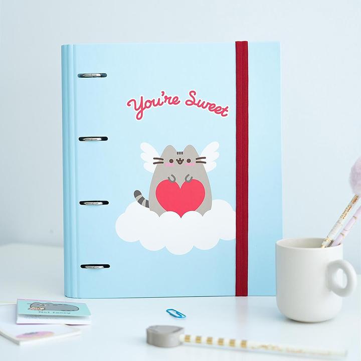 Immagine prodotto Pusheen - Cartella della collezione Purrfect Love (4 anelli) (A4, 1 Pezzo/i)