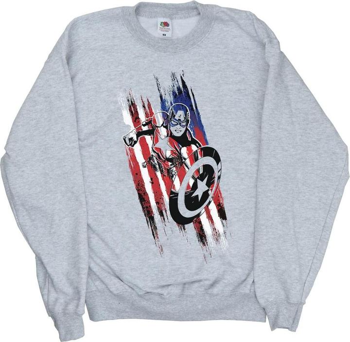 Avengers Captain America Streaks Sweatshirt (XL)