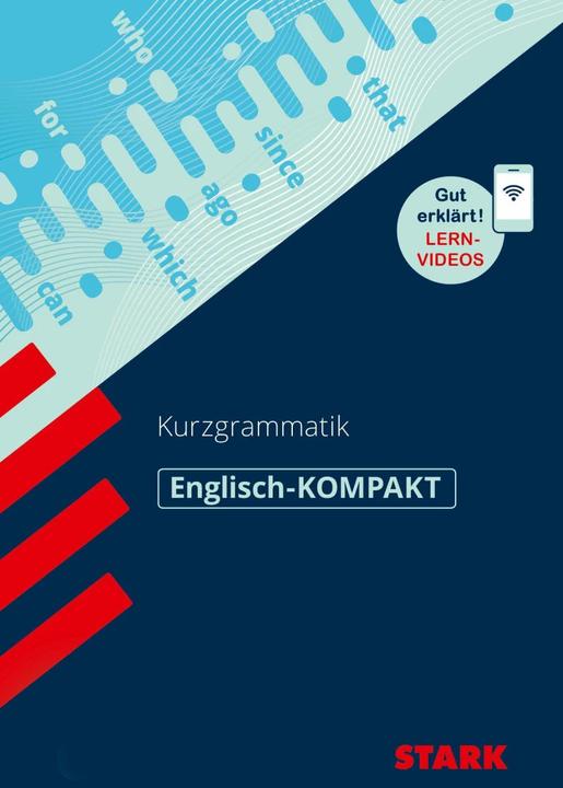 Produktbild Kompakt-Wissen Gymnasium - Englisch Kurzgrammatik mit Videoanreicherung (Deutsch, Rainer Jacob, 2019)