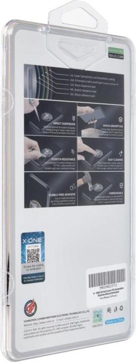 Actual product image X-One Protective glass Extreme Shock Eliminator 4th gen. - for iPhone 15 Pro (1 Piece, Apple iPhone 15 Pro)