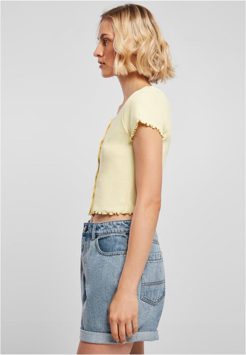 Image du produit Urban Classics Tee-shirt femme croisé à côtes - 12114 (4XL)