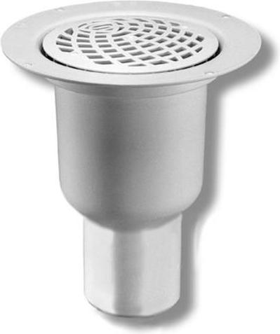 Purus Afl.skål Brage 110mm t/vinyl hvid rist