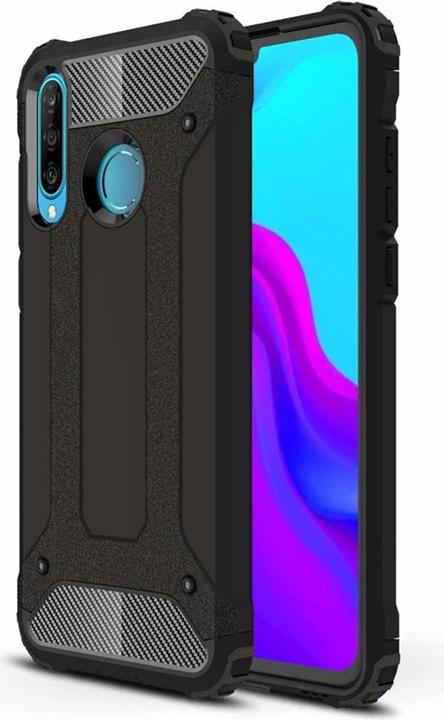 Actual product image Techsuit - Hybrid Armor - Huawei P30 lite / P30 lite New Edition - Black (Huawei P30 Lite, Huawei P30 Lite New Edition)