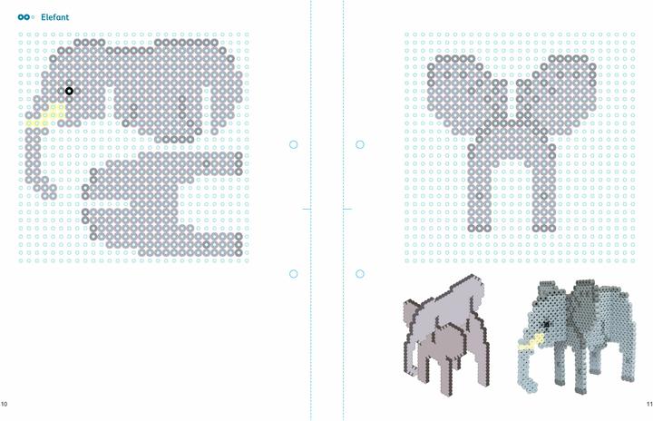 Produktbild Mein buntes Vorlagenbuch Bügelperlen 3D-Motive
