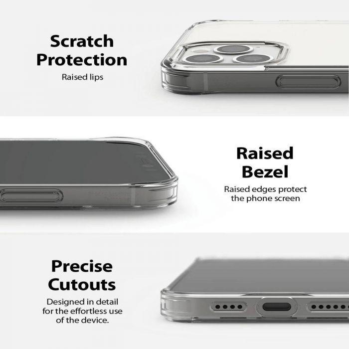 Actual product image Ringke iPhone 12 Pro Max Case Fusion Matte Clear (Apple iPhone 12 Pro Max)