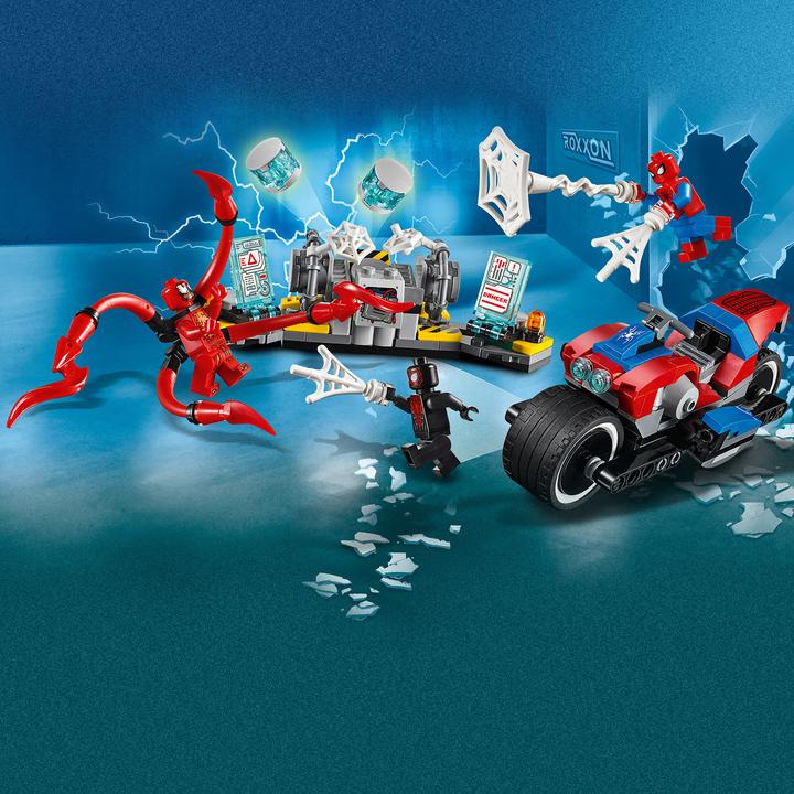 Image du produit LEGO Le sauvetage de la moto Spider-Man (76113, LEGO Marvel)
