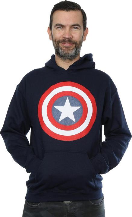 Produktbild Captain America Shield Kapuzenpullover (L)