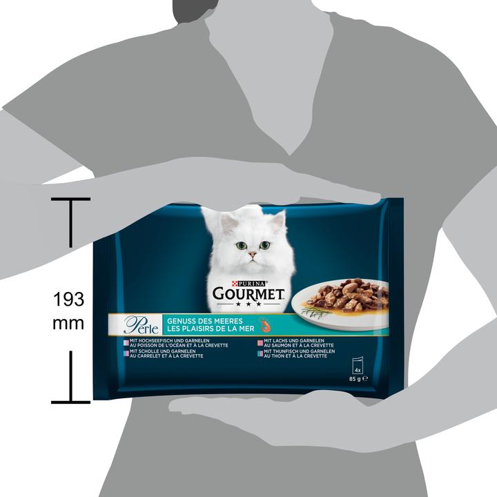 Immagine prodotto Gourmet Perla del piacere del mare (Adulto, 4 pz., 85 g)