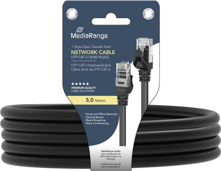 Actual product image MediaRange Network cable (SFTP, CAT6, 5 m)