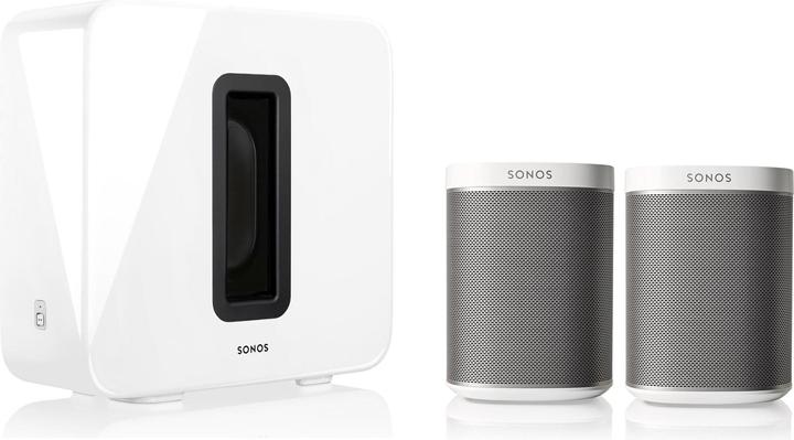 Sonos Bundle 2x PLAY:1 weiss + Sub