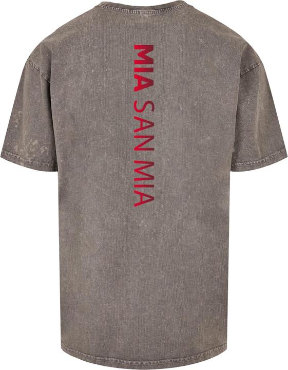 Actual product image FC Bayern München Mia San Mia V GR Acid Washed Heavy Oversize Tee - 115607 (L)