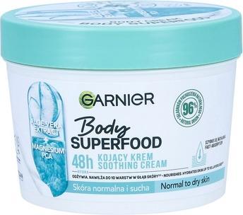 Produktbild Garnier Body SuperFood Soothing Body Cream Aloe Vera Extract+Magnesium (Körpercreme, 380 ml)