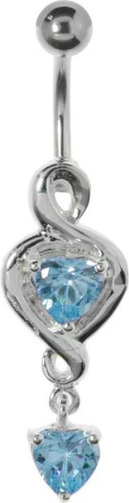Immagine prodotto Bijouteria Piercing ventre (Acciaio chirurgico 316L, Vetro (di orologio), Argento 925)