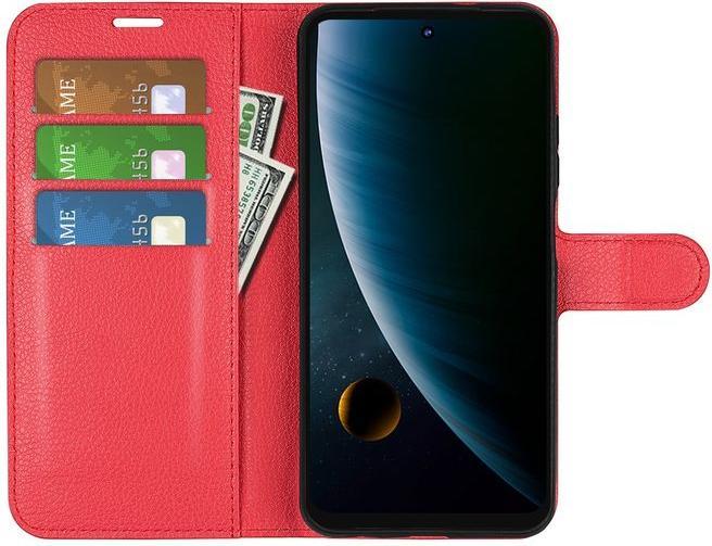 Actual product image MU Classic Litchi Leather Bookcover Series (ZTE Blade V30)
