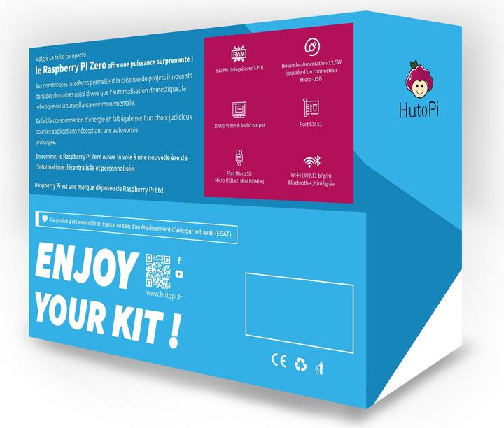 Actual product image Raspberry Pi Zero W Kit Starter
