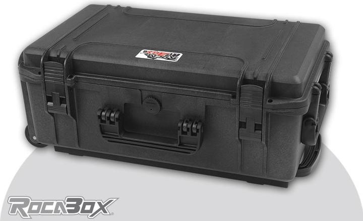 Produktbild Rocabox Universal Trolley Koffer Wasserdicht IP67 Schwarz RW-5229-20-BFTR Würfelschaumeinlagen