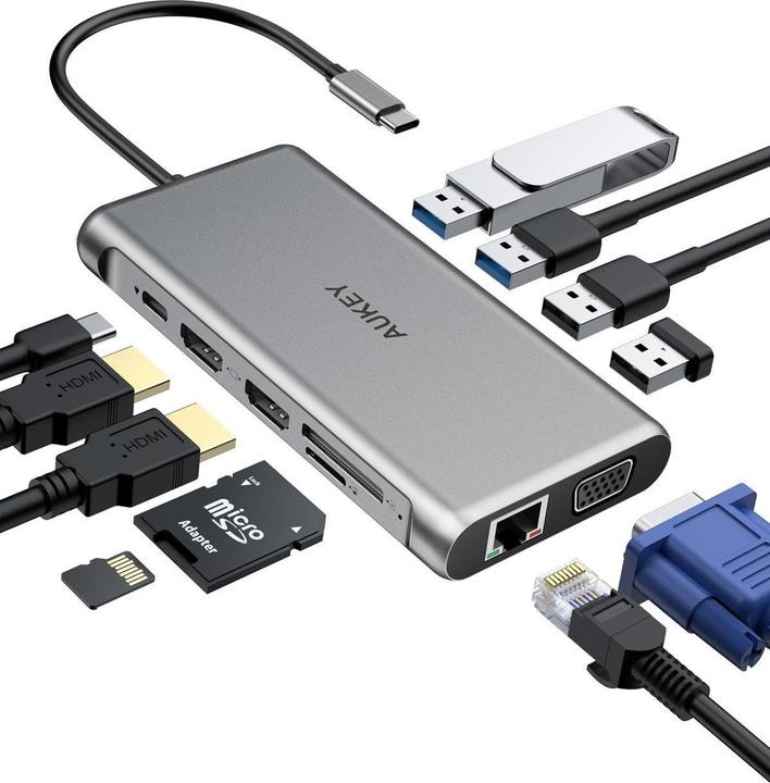 Produktbild Aukey CB-C78 (USB-C, 12 Ports)
