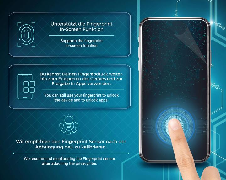 Produktbild Dipos Privacy Sichtschutzfolie Full Cover (1 Stück, Ulefone Power 6)